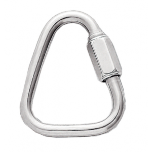 STAINLESS STEEL DELTA RING