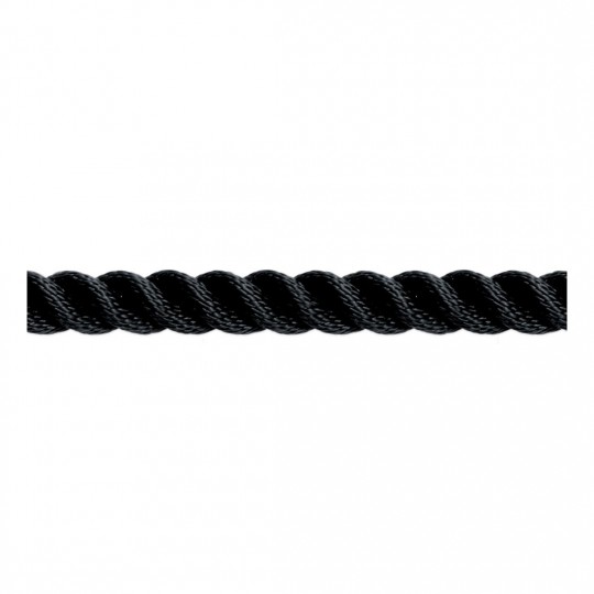 BLACK TWISTED ROPE