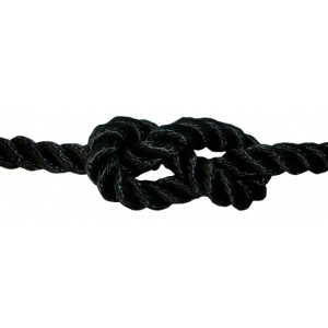 BLACK TWISTED ROPE