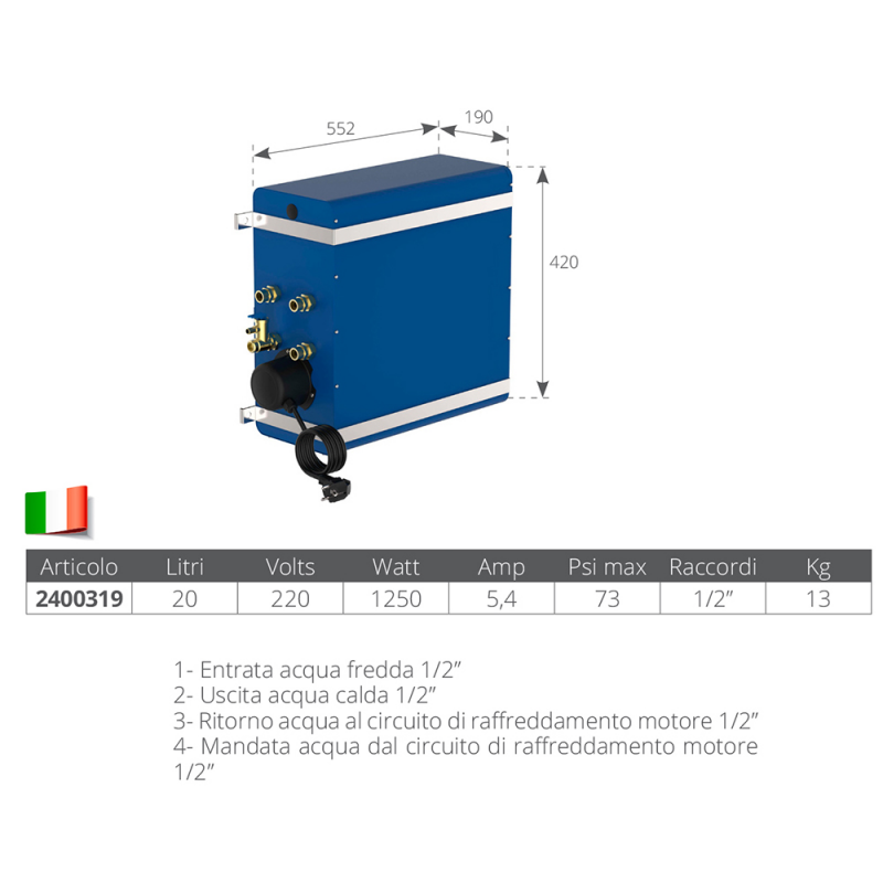 BOILER MARINO LT. 20 - Image 2