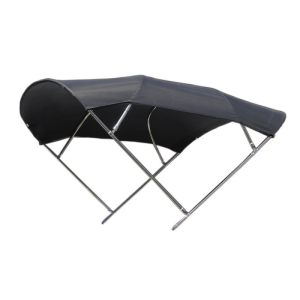 CAPOTTINA BLACVELVET IN ACCIAIO INOX A 4 ARCHI