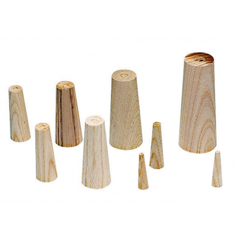CONI IN LEGNO TURAFALLE KIT 9 PZ