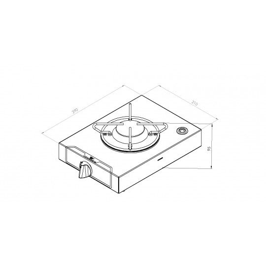 COUNTERTOP COOKER 1 BURNER - Image 2