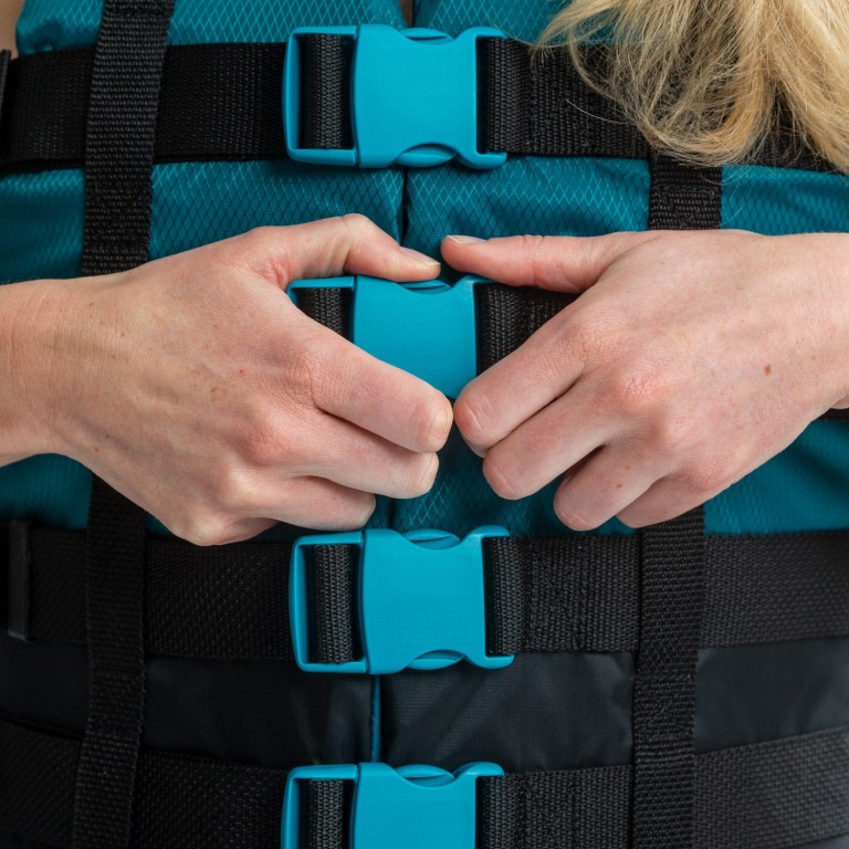 Jobe 4 Buckle Life Vest Teal thumbnail 3