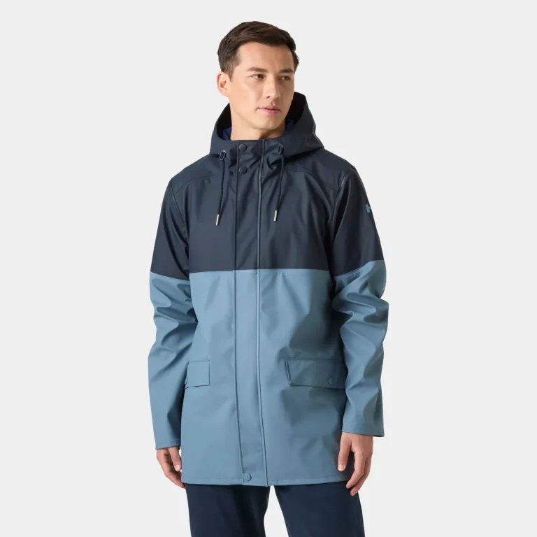 Men’s Moss Block Raincoat thumbnail 3