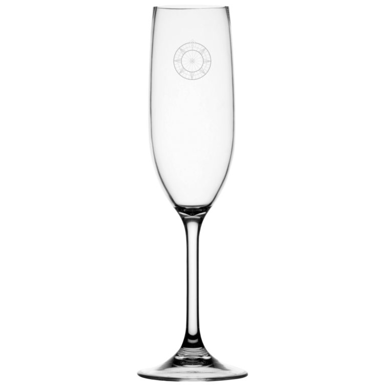Non Slip Champagne Flute Pacific, 6 Pc