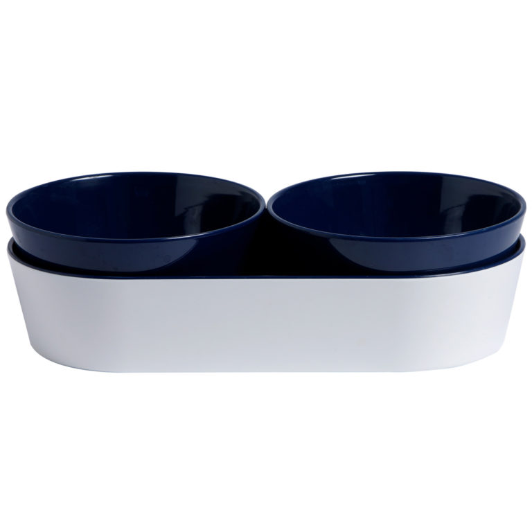 Melamine Snack Set Harmony – Blue, 3 Pcs