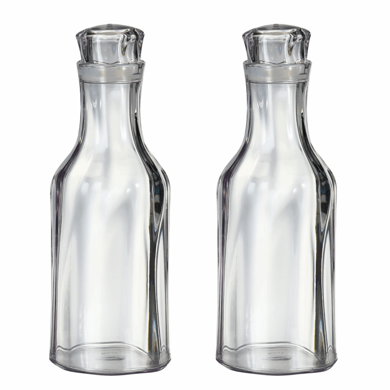 Set Of 2 Happy Bottles – Clear