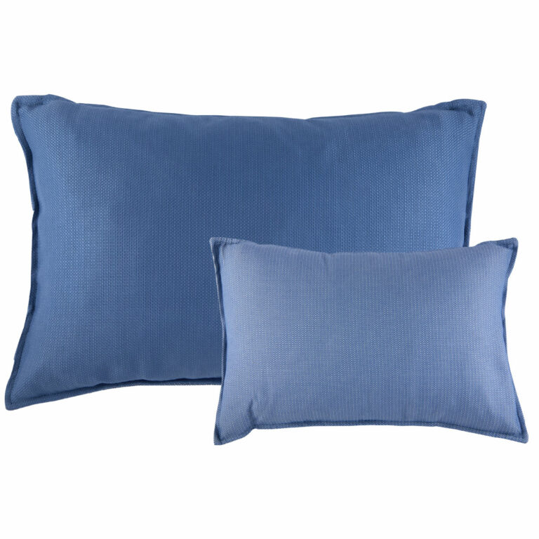 Cushion + Stuffing Aruba – Blue, 2 Pc