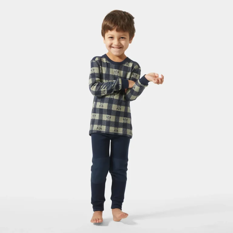 Kids’ Graphic LIFA® Merino Wool Base Layer Set thumbnail 3