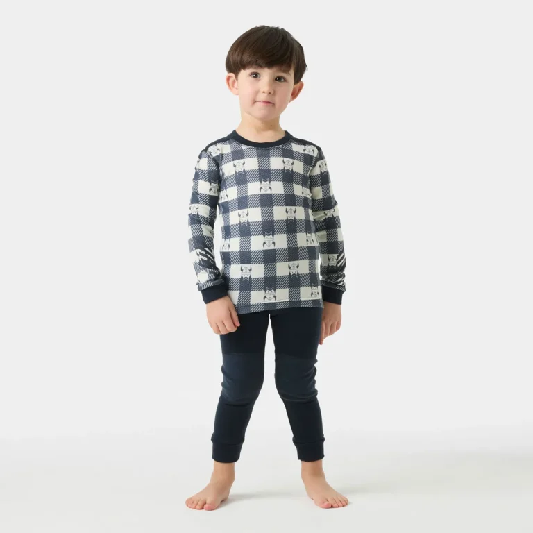 Kids’ Graphic LIFA® Merino Wool Base Layer Set thumbnail 6