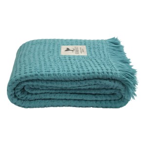 Beach Towel Waffle Turquoise – Sea & Salt