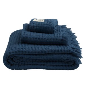 Waffle Towels Navy, Set 3 Pcs – Sea & Salt