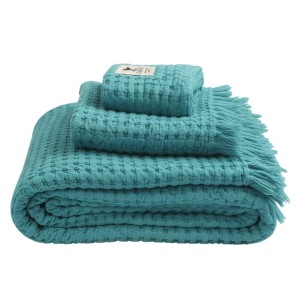 Waffle Towels Beige, 3 Pcs – Sea & Salt
