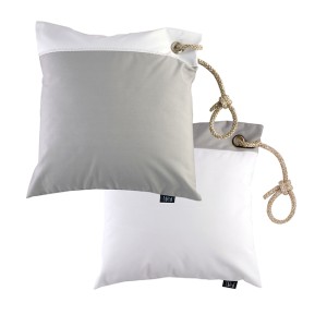 Cushion Windproof + Stuffing Waterproof – Light Grey, 2 Pc