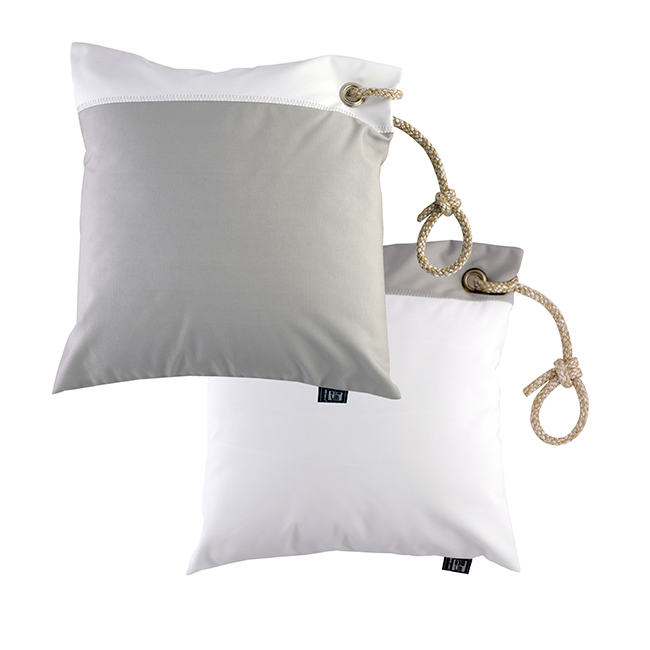 Cushion Windproof + Stuffing Waterproof – Light Grey, 2 Pc