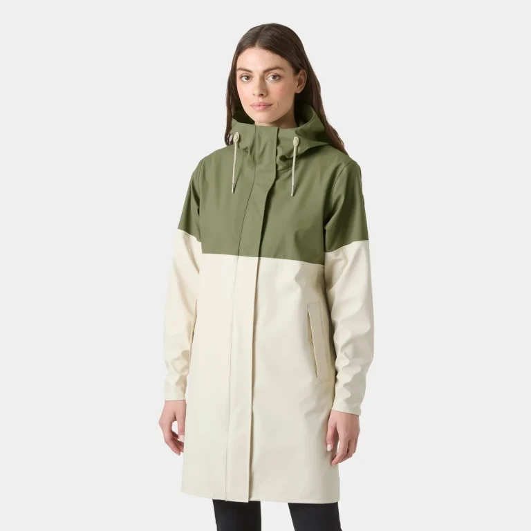 Women’s Moss Block PU Raincoat thumbnail 3