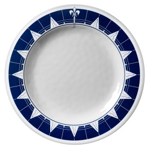 Melamine Dinner Plate Pacific, 6 Pc