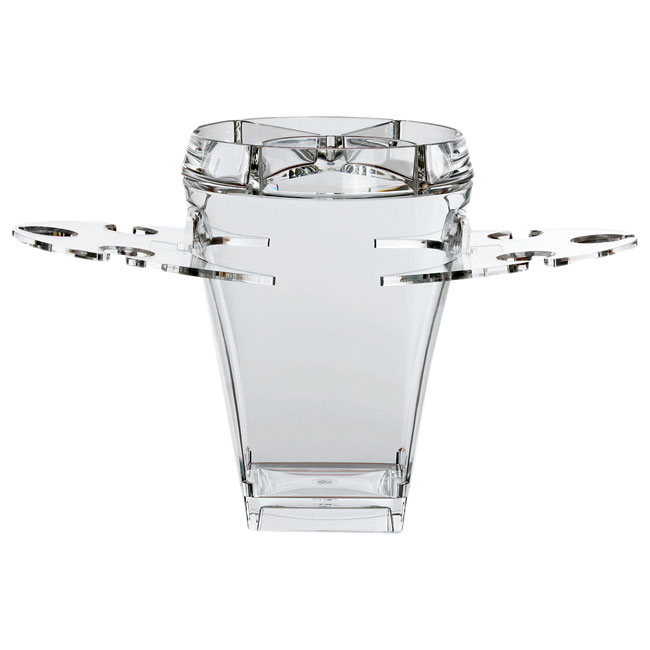 Champagne Aperitif Set With Glass Carrier Waves