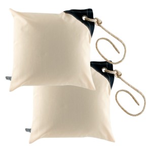 Cushion Windproof + Stuffing Waterproof – Ecru, 2 Pc