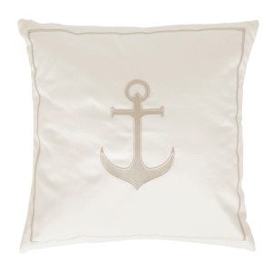 Cushion + Stuffing Santorini Marine – Ecru
